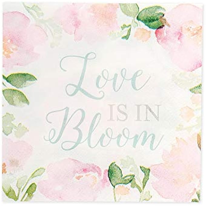 CUTE SPECIAL OCCASION PAPER PARTY NAPKINSLOVE IS IN BLOOMSET OF 40